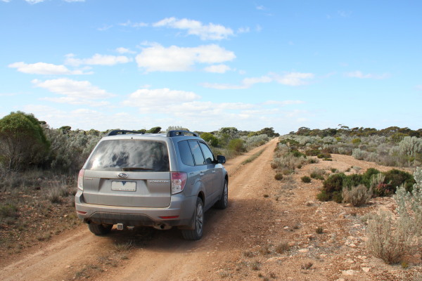 Crossing the Nullarbor through the desert