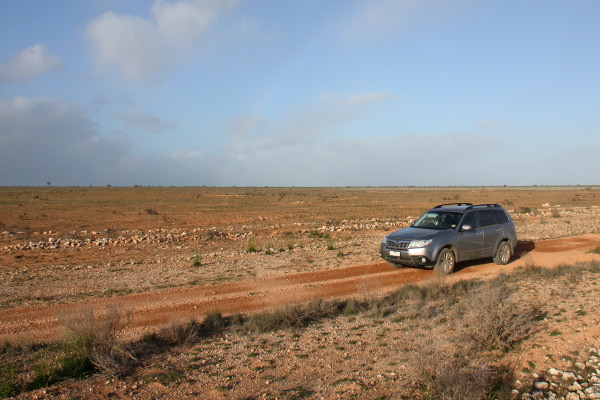 Crossing the Nullarbor through the desert