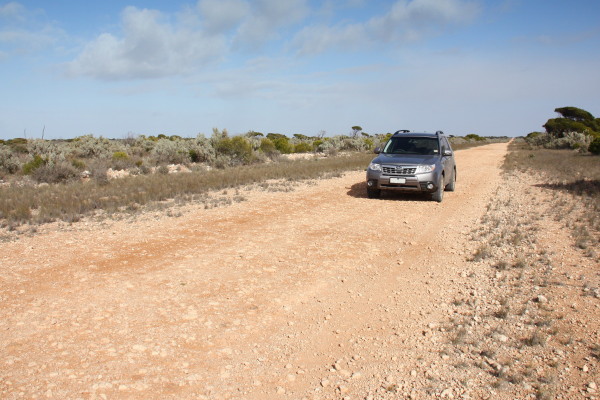 Crossing the Nullarbor through the desert