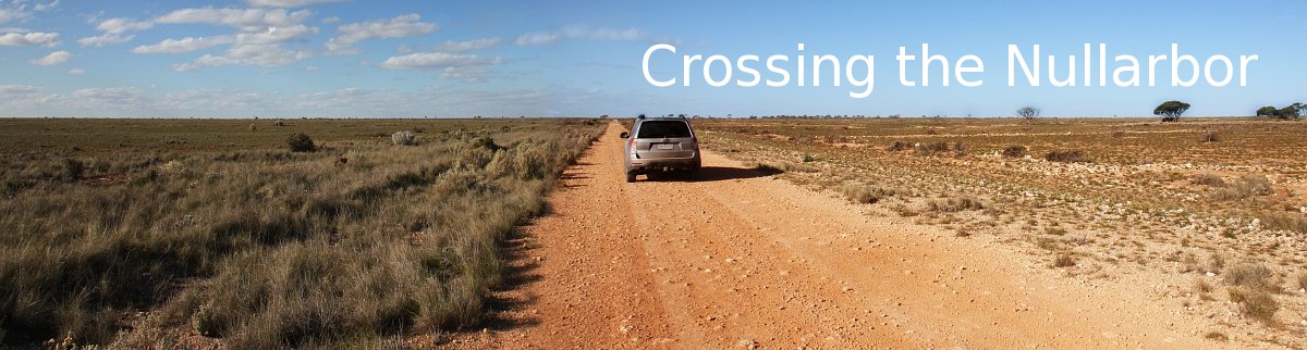 Crossing the Nullarbor through the desert